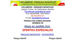 Desktop Screenshot of columpios.es